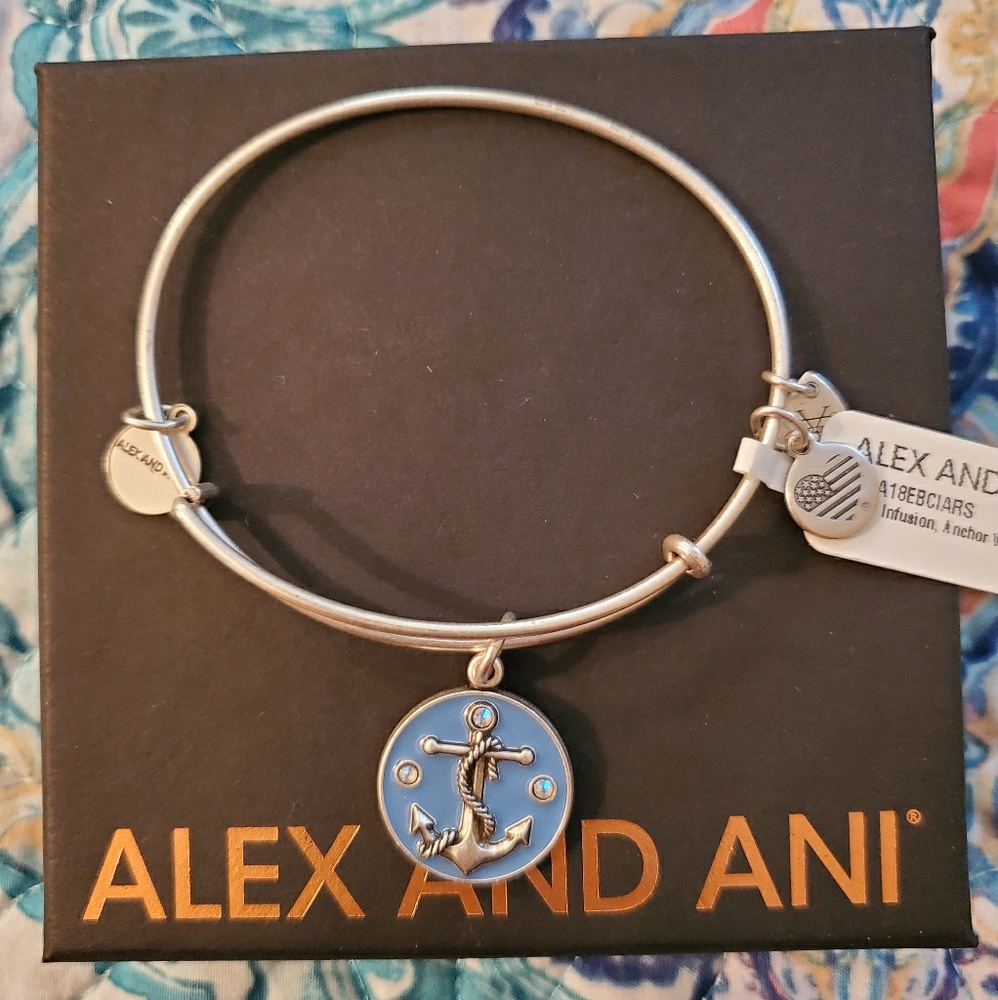 Alex and Ani anchor bracelet